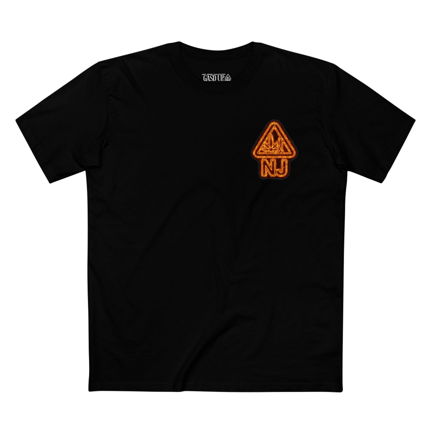 NJ Cannibas Alert Flame T-Shirt