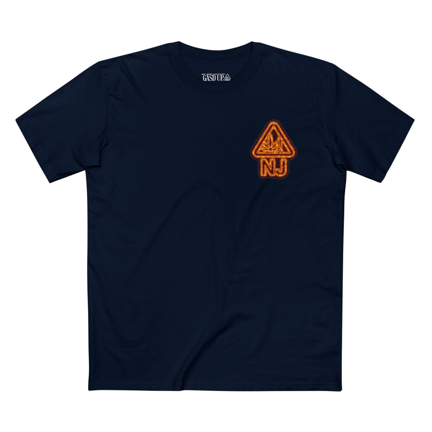 NJ Cannibas Alert Flame T-Shirt
