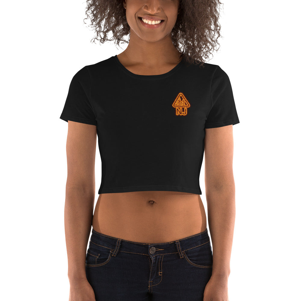 NJ Cannabis Alert Flame Crop Tee