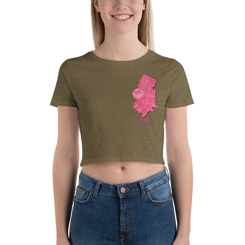 NJ GAS Crop Tee