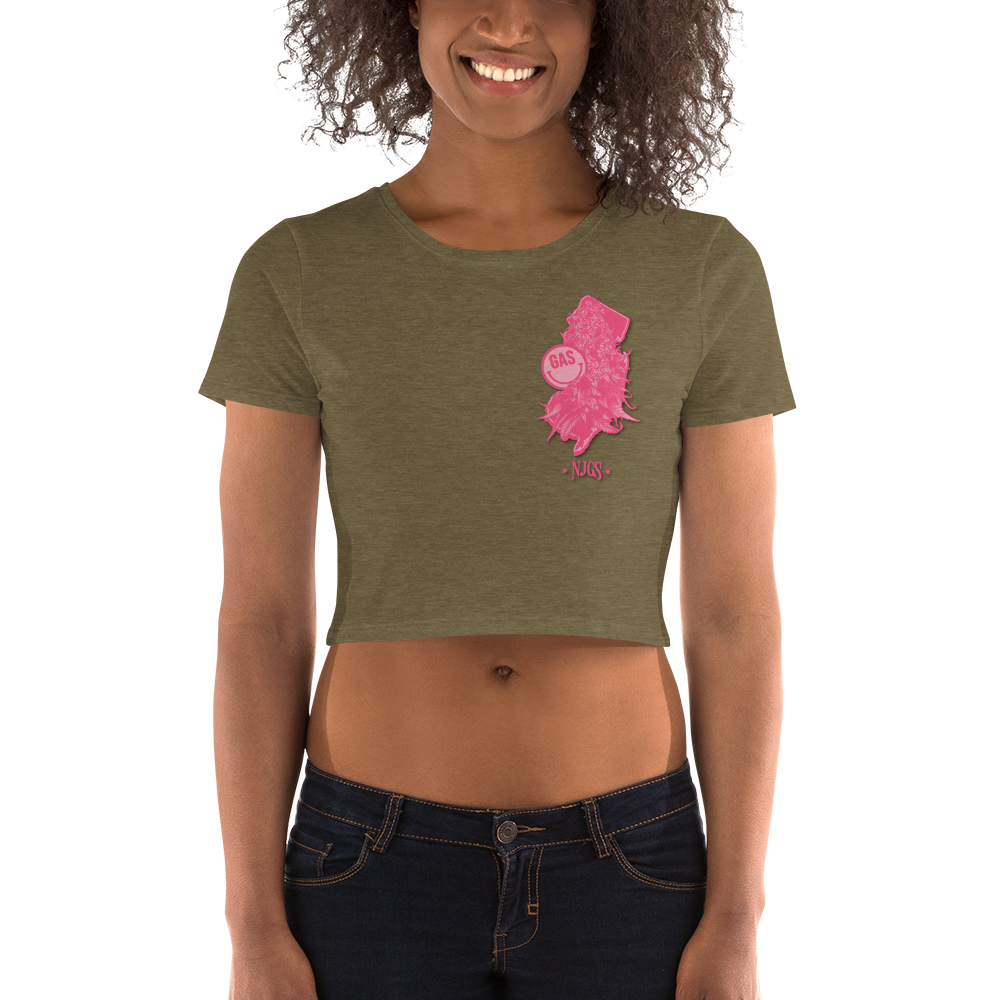 NJ GAS Crop Tee