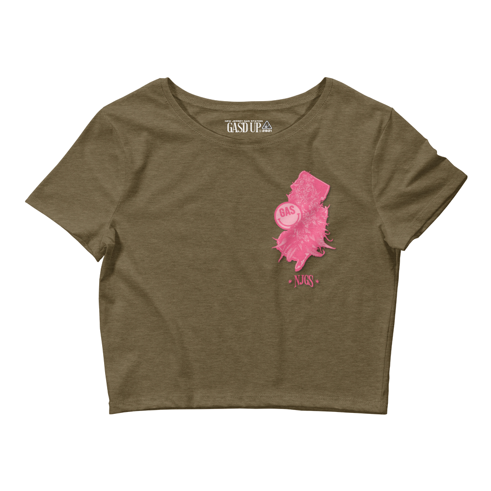 NJ GAS Crop Tee