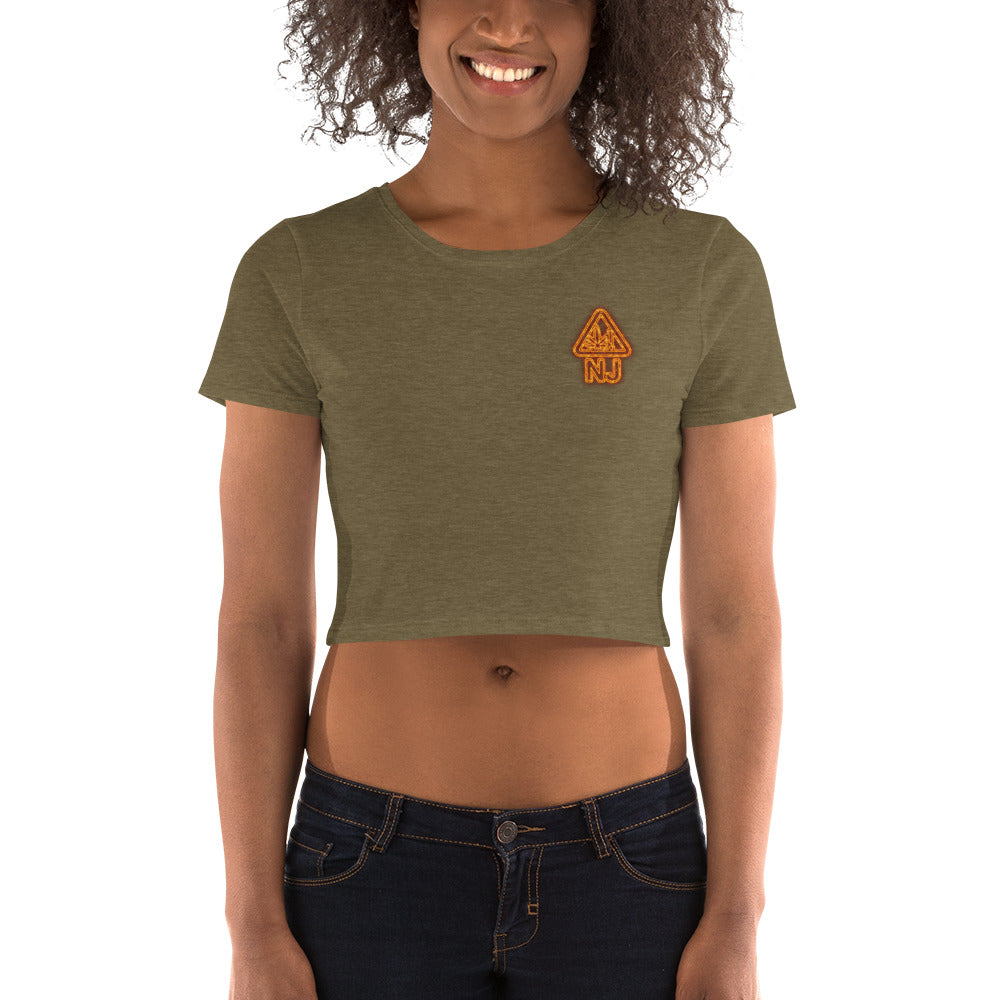 NJ Cannabis Alert Flame Crop Tee