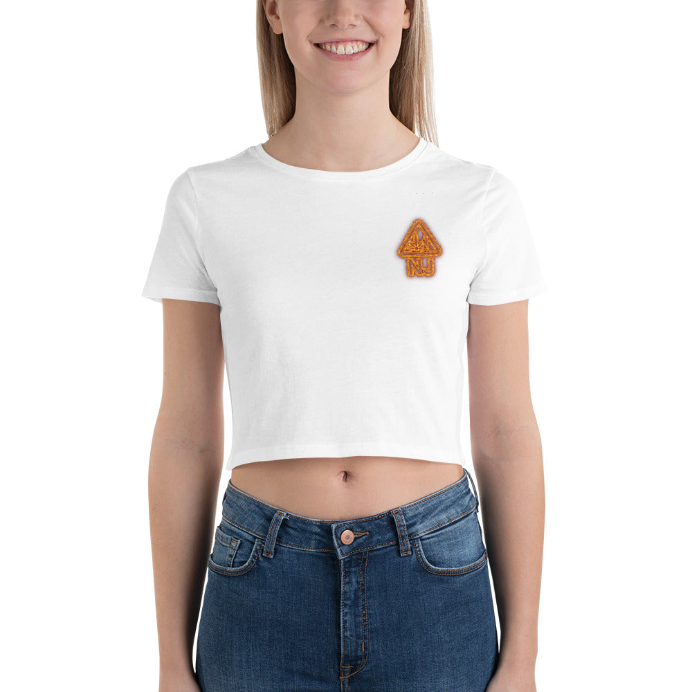 NJ Cannabis Alert Flame Crop Tee