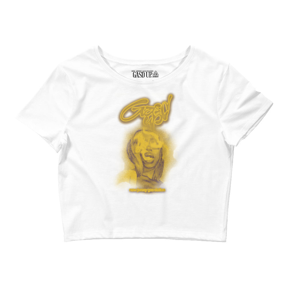 Gasd Up Smoke Face Crop Tee