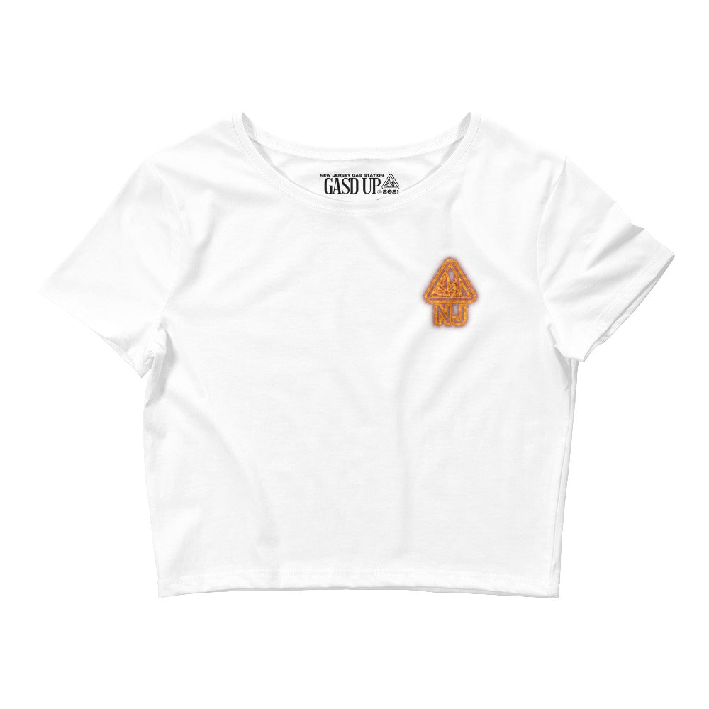 NJ Cannabis Alert Flame Crop Tee