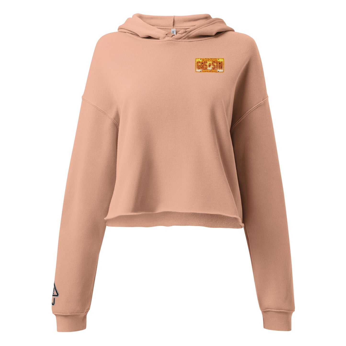 NJ Liscense Plate Crop Hoodie