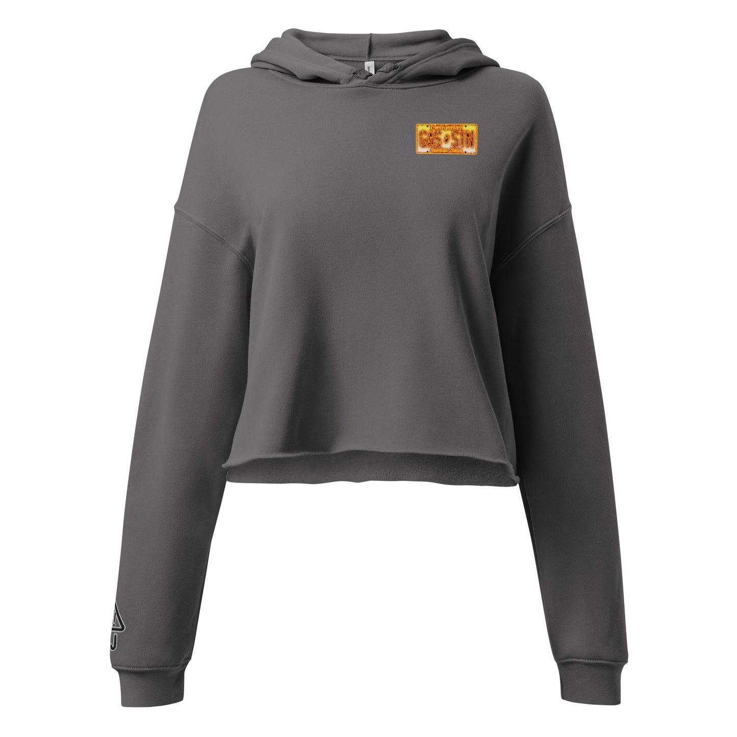 NJ Liscense Plate Crop Hoodie