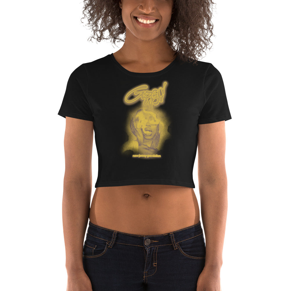 Gasd Up Smoke Face Crop Tee