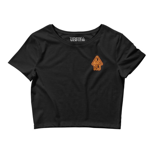 NJ Cannabis Alert Flame Crop Tee